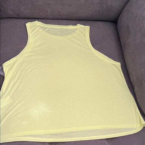 Calvin Klein Performance Light Yellow Tank Top - Picture 6 of 8